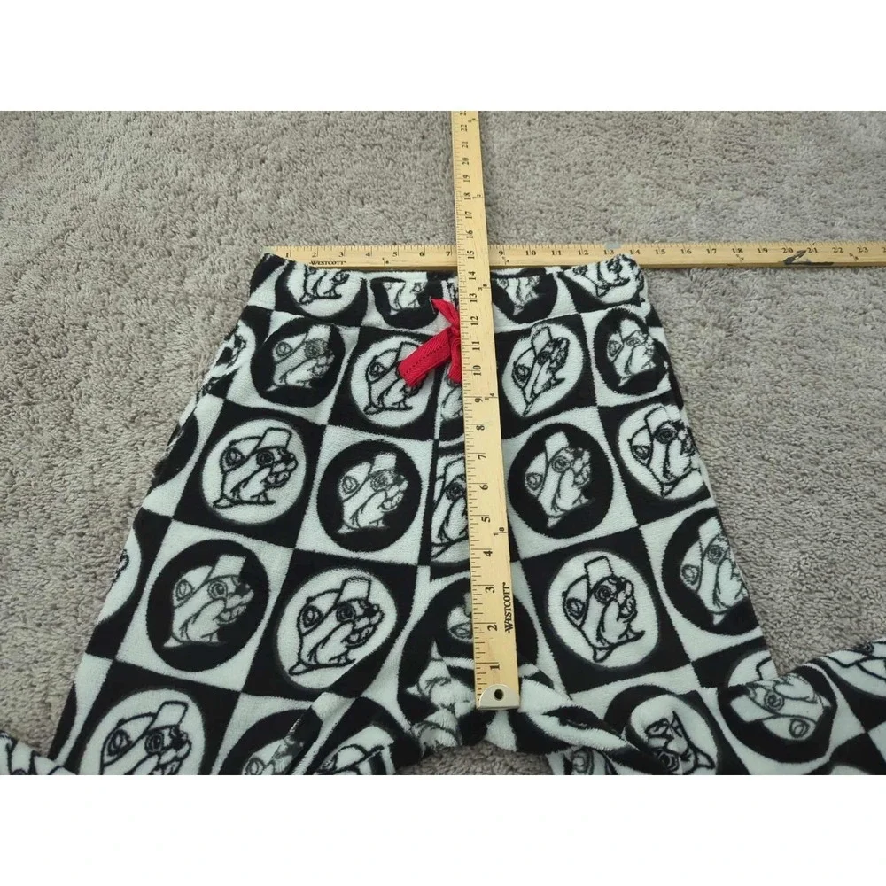 Buc-ees Beaver Pajama Pants Mens Medium Checkerboard‎ Fleece Lounge Plush